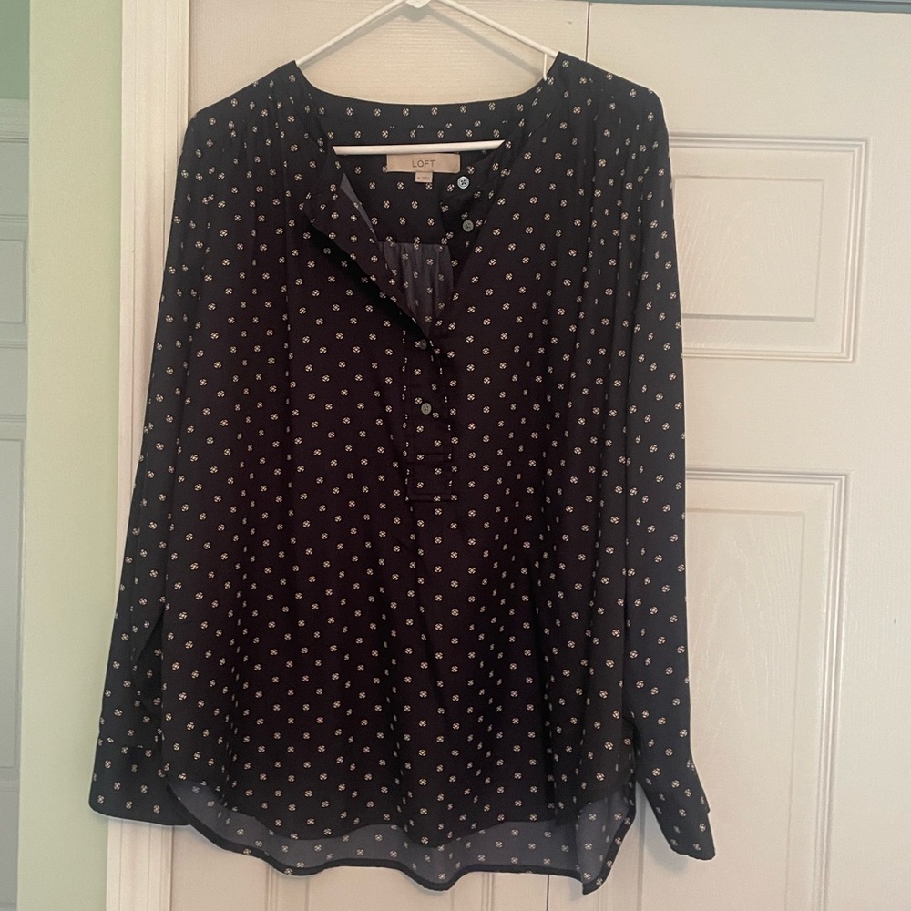 LOFT Navy Tunic